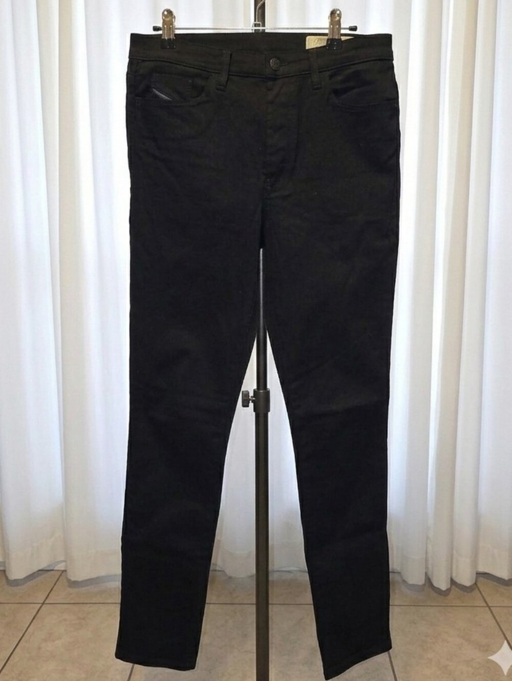 Diesel Black Skinzee-High Super Slim Skinny Jeans